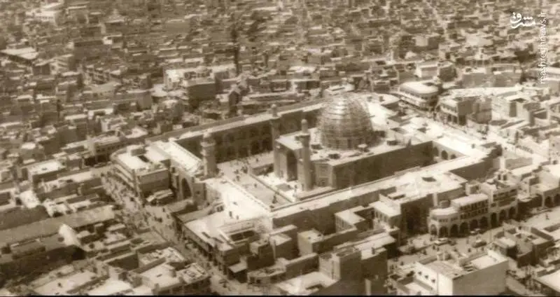 تصویر قدیمی از حرم امام علی(ع)
