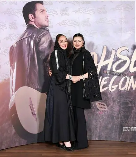 ژست عاشقانه بازیگر مشهور با خواهر بهنام بانی+عکس