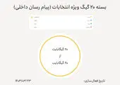 مهلت فعال کردن بسته اینترنت رایگان ۲۰ گیگی