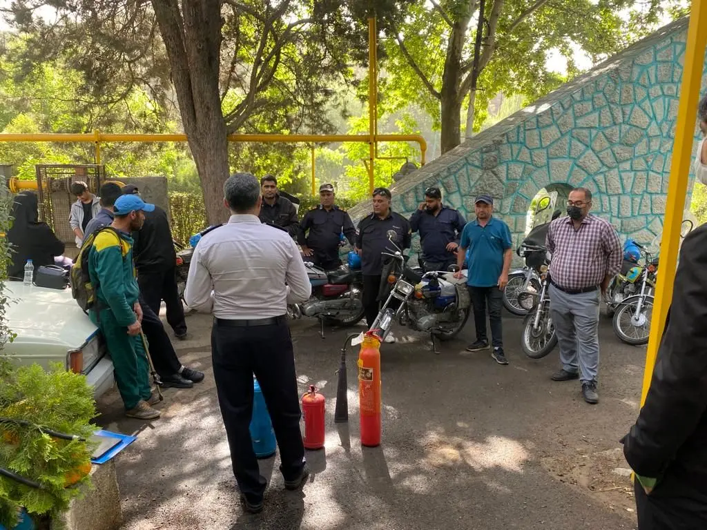 محافظت از عرصه های جنگلی منطقه از آتش سوزی های فصلی احتمالی