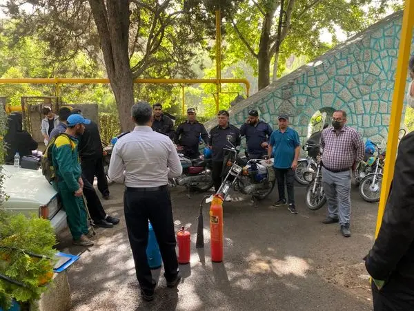 محافظت از عرصه های جنگلی منطقه از آتش سوزی های فصلی احتمالی