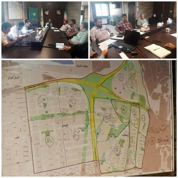 برگزاری جلسه زون بندی شهرداری ناحیه یک به منظور اجرای طرح نگهداشت شهر

