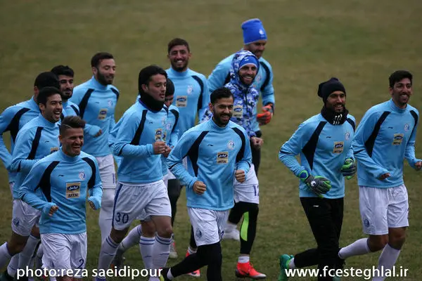 گزارش تصویری تمرین استقلال