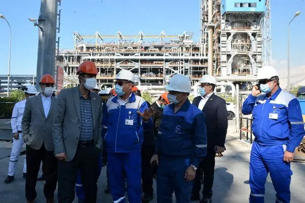 بازدید جعفر ربیعی از روند تعمیرات اساسی شرکت پتروشیمی پارس
