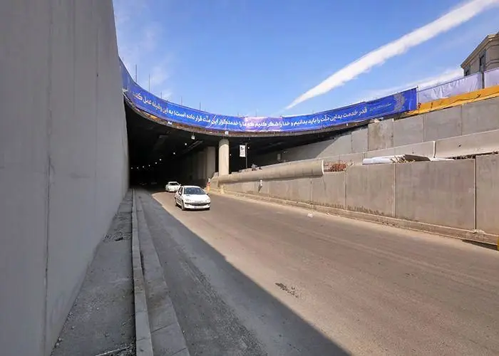 گزارش میدانی از عملکرد ترافیکی زیرگذر کوی نصر

