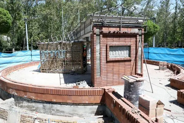 پیشرفت ۷۰ درصدی طرح بازسازی و بهسازی مقبرة‌الشهدای بوستان فدک
