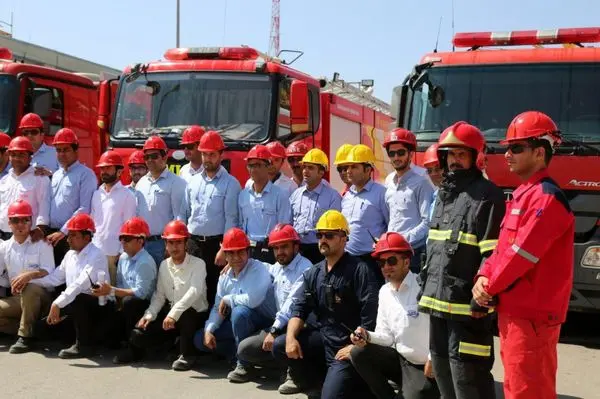مانور امداد و نجات در پتروشیمی لردگان