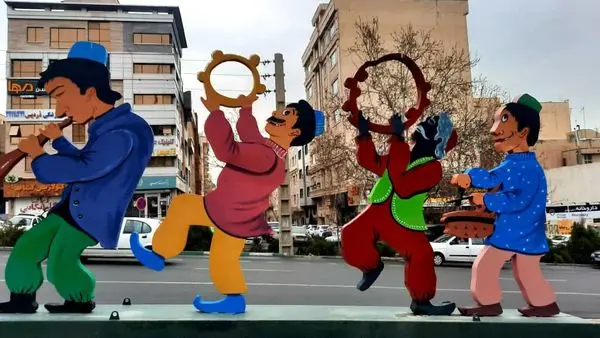 المانهای نوروزی در میادین و معابر منطقه2 جانمایی شد