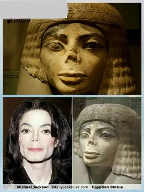 تندیس باستانی که شبیه به مایکل جکسون است+عکس