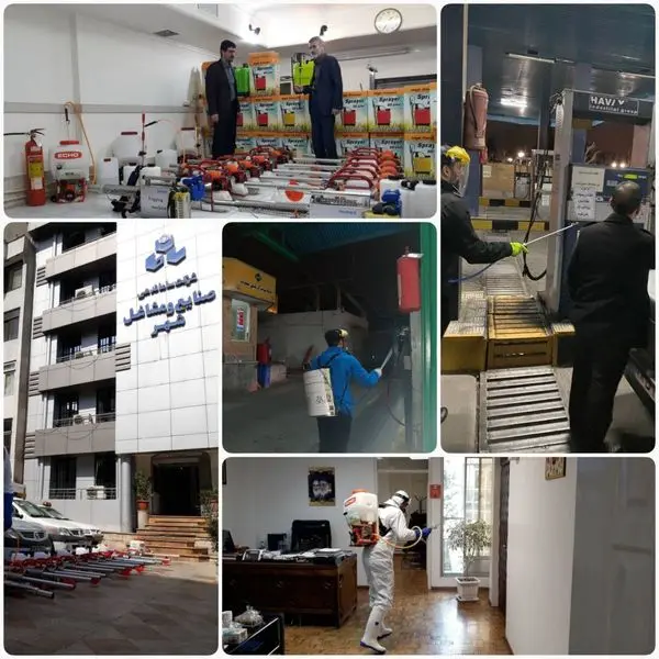  توزیع ۲۲ پمپ ضد عفونی کننده میان جایگاه داران سوخت CNG