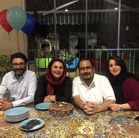 دو بازیگر مشهور و همسرانشان در جشنی خودمانی+عکس