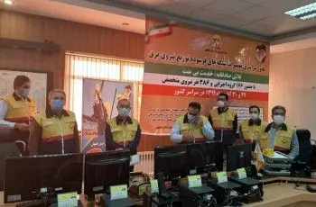 برگزاری مانور تعمیرات شبکه‌های توزیع نیروی برق در اصفهان

