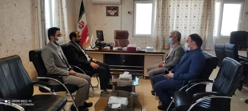 دیدار مدیر عامل شرکت آب و فاضلاب استان مرکزی با سرپرست فرمانداری فراهان