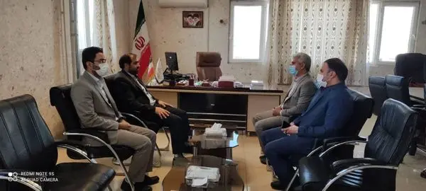 دیدار مدیر عامل شرکت آب و فاضلاب استان مرکزی با سرپرست فرمانداری فراهان