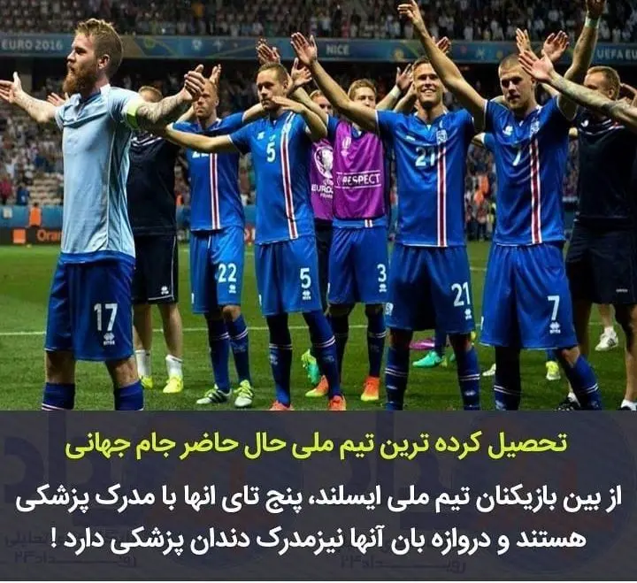 تحصیل کرده ترین تیم جام جهانی + عکس