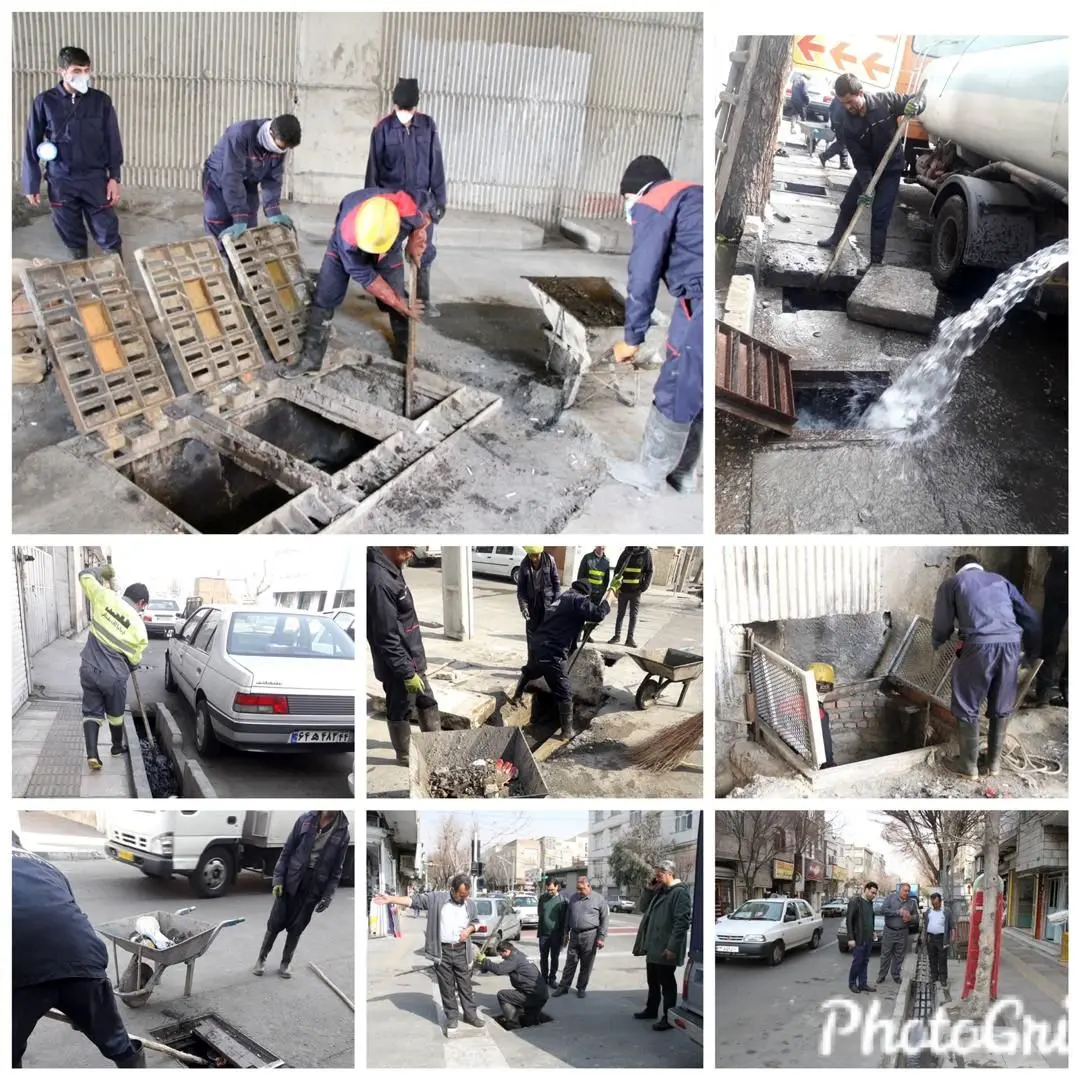 لایروبی 6000متر از انهار منطقه9

