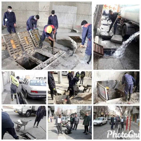لایروبی 6000متر از انهار منطقه9
