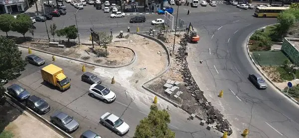 اصلاح هندسی میدان قمربنیهاشم(ع) منطقه۸ کلید خورد