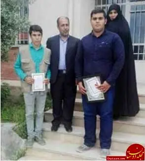 دو دانش آموز شجاع ایرانی، جان معلم شان را نجات دادند + عکس