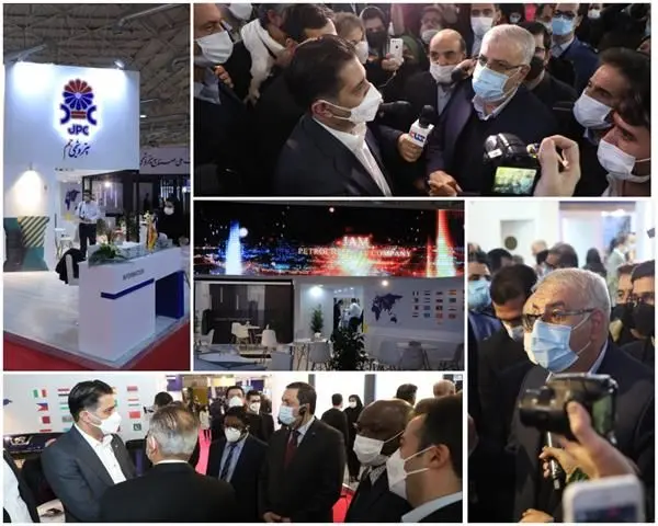 حضور وزیر نفت در غرفه پتروشیمی جم