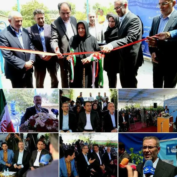 خط انتقال پساب شهرک غرب به طول ۳۵۰۰ متر بهره برداری شد