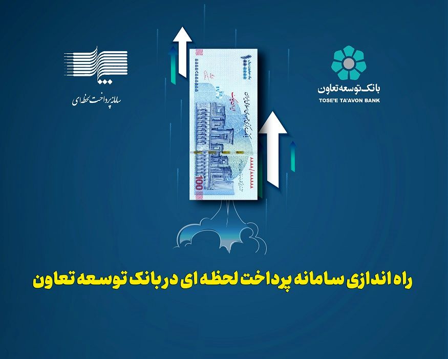 راه اندازی سامانه پرداخت لحظه ای در بانک توسعه تعاون

