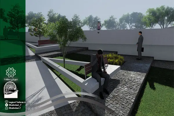 نرده گذاری زیر پل عابر پیاده بزرگراه شهید صیادشیرازی به پایان رسید