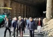 بازدید شهردار تهران از پروژه احداث زیرگذر کوی نصر