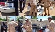 توزیع بیش از 200 پرس غذا توسط قرارگاه جهادی چریک جانباز حمید چابک پایگاه مقاومت بسیج قائم آل محمد(عج)شرکت گاز استان مرکزی