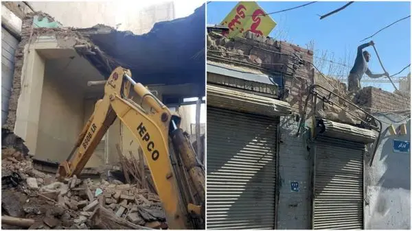 تخریب دو ملک ناایمن و خطرساز در منطقه۱۱ 