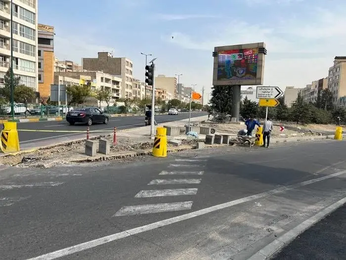 رفع دغدغه اهالی محله  آسمان با ایجاد دوربرگردانهای همسطح در بلوار پاکنژاد

