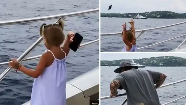 
عکس العمل دختر خردسال به اعتیاد پدرش به موبایل + عکس
