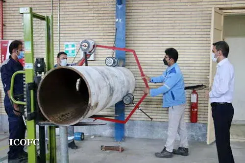 ساخت دستگاه نوار پیچ خطوط لوله توسط متخصصان صنعت نفت در زاگرس جنوبی 

