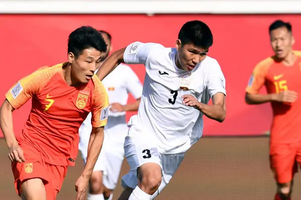 برتری چین مقابل قرقیزستان