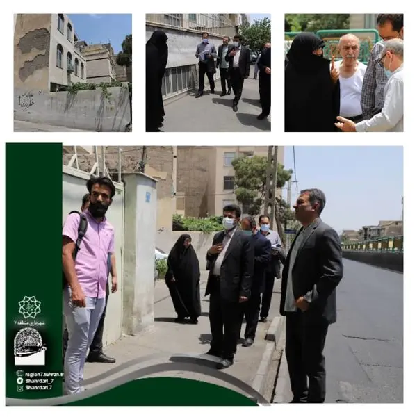 بازدید آبادیان از سطح منطقه ۷در راستای پاسخگویی به درخواست های مطرح شده شهروندان

