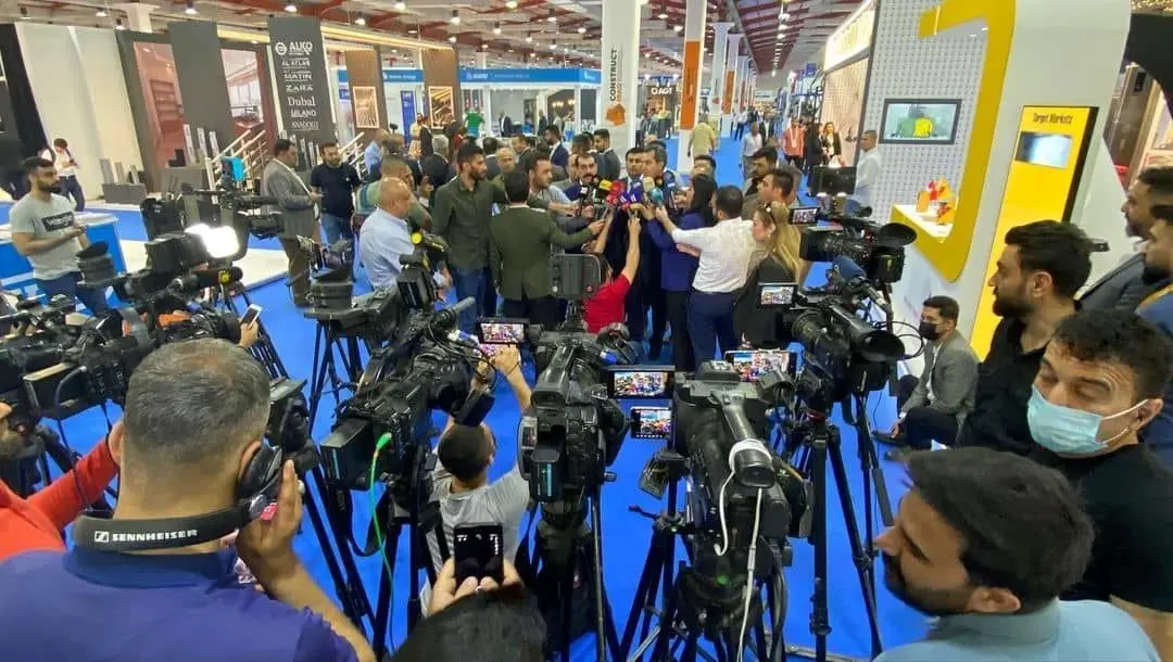 حضور فعال مجتمع فولاد صنعت بناب در بزرگترین نمایشگاه بین المللی صنعت ساختمان اربیل 