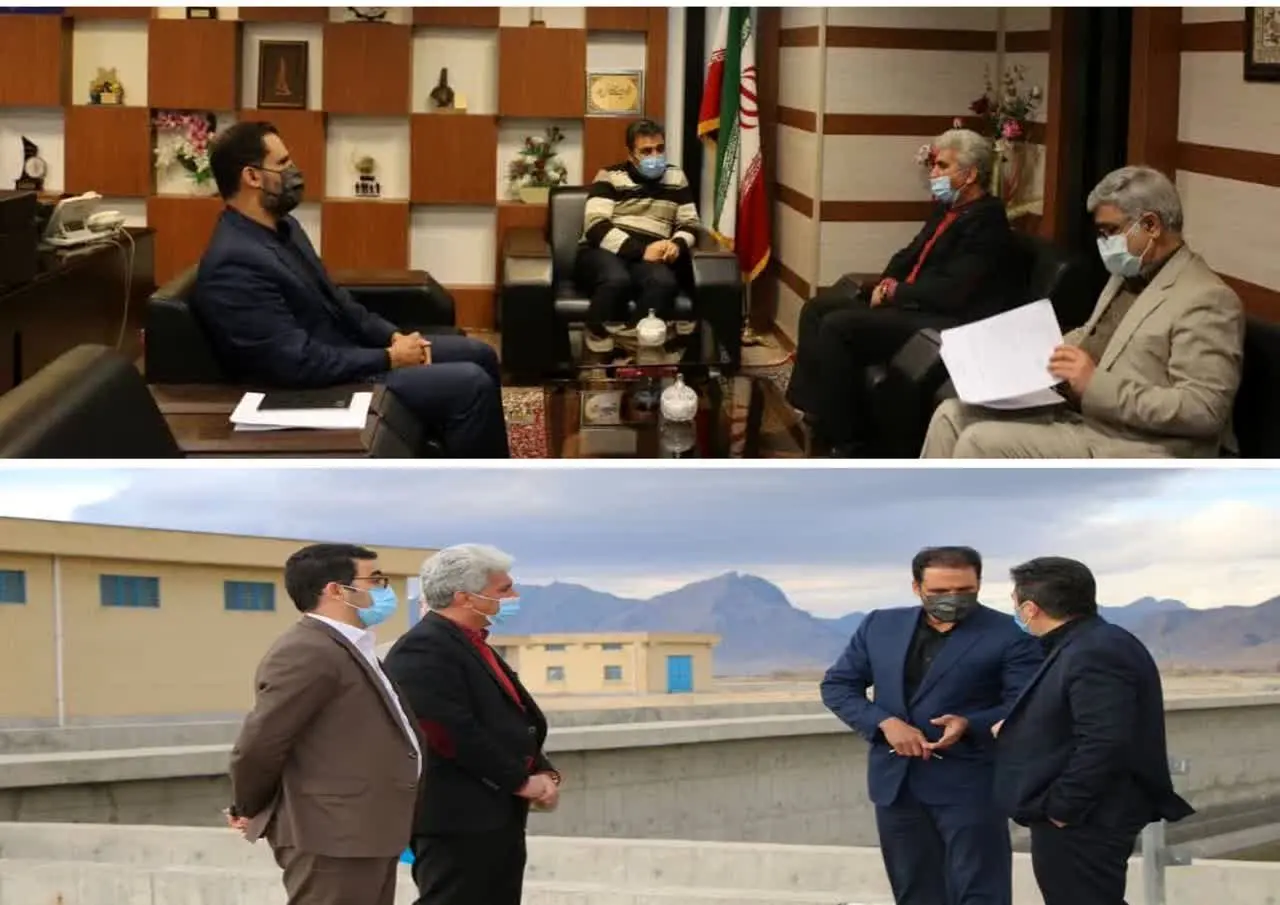 ملاقات مدیر عامل شرکت آب و فاضلاب استان مرکزی با سرپرست فرمانداری شهرستان شازند