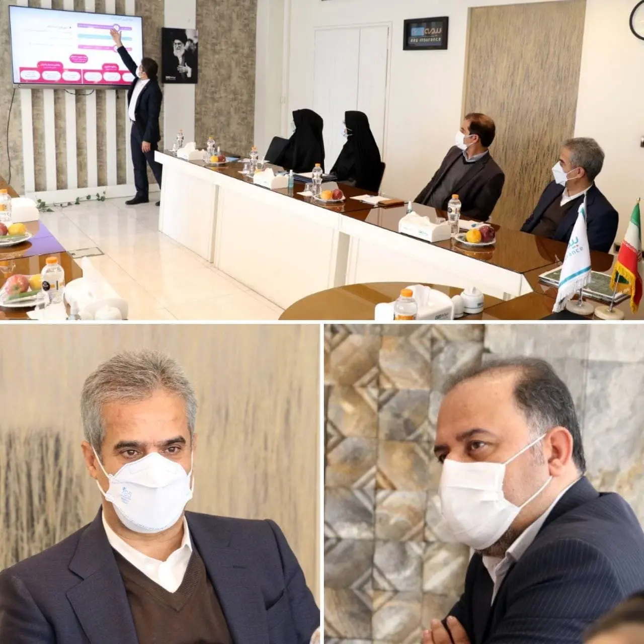 بیمه دی میزبان مدیران ارشد پژوهشکده بیمه و شرکت بیمه دی


