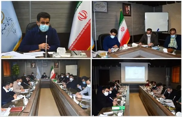 نشست ماهیانه مشترک معاونین ،کارشناسان و سرپرستان دفاتر نمایندگی بنیاد مسکن با مدیرکل بنیاد مسکن استان قم