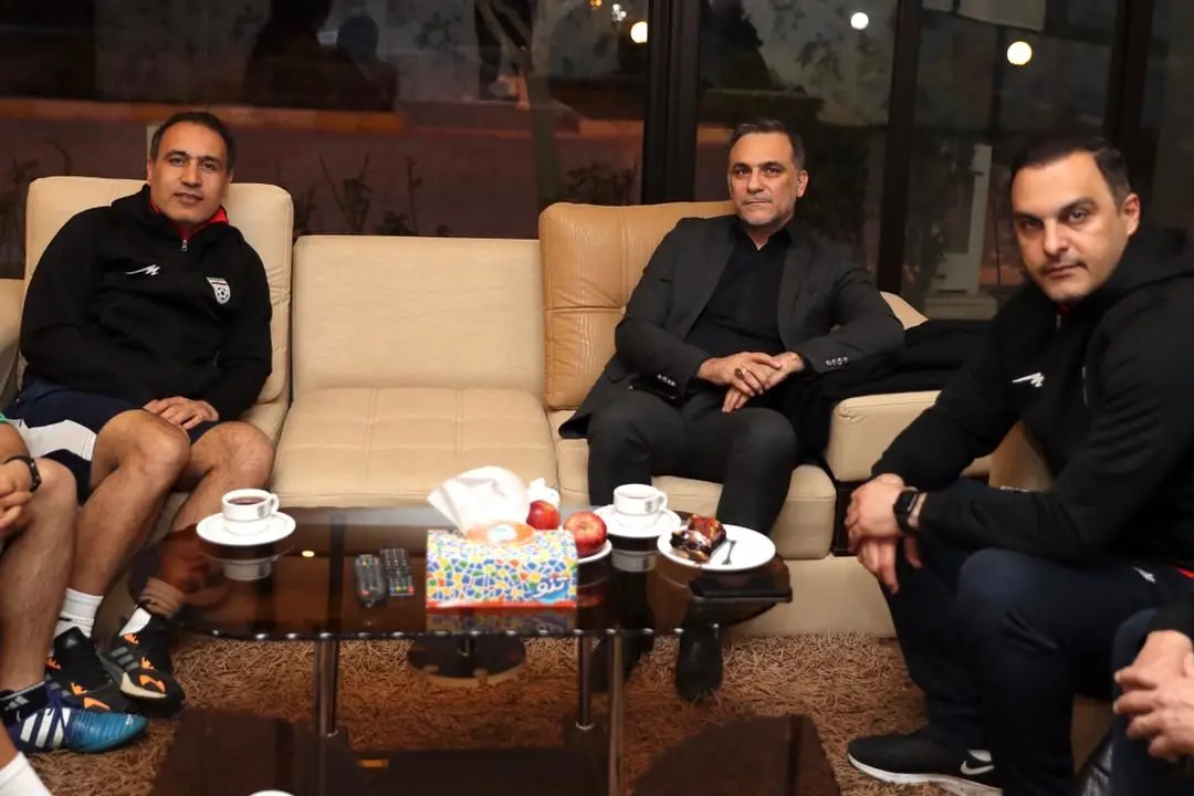 دیدار سرپرست فدراسیون فوتبال با کادر فنى تیم ملی فوتبال المپیک