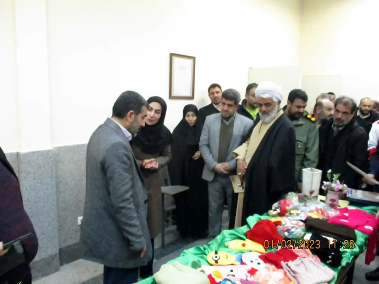 افتتاح نمایشگاه فرهنگی هنری فجر در زرندیه