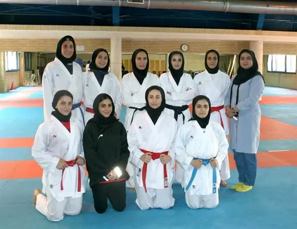تمرینات آماده سازی تیم ملی کاراته بانوان در آکادمی ملی المپیک پیگیری شد