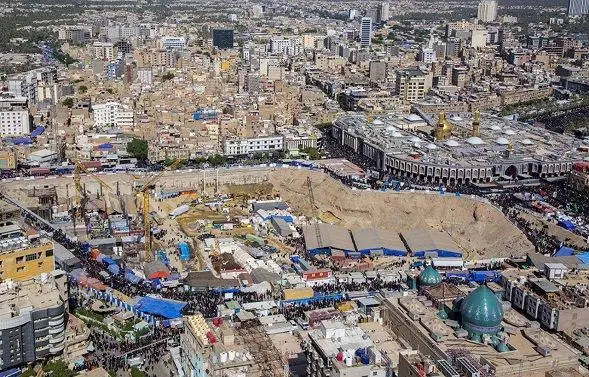 پروژه صحن حضرت زینب سلام الله علیها در کربلا+عکس