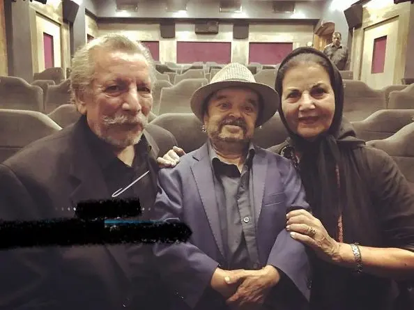 پوری بینایی، اسدالله یکتا و بهمن مفید در یک مراسم+عکس