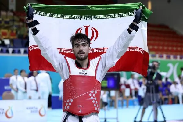 امیر محمد بخشی مدال طلا گرفت