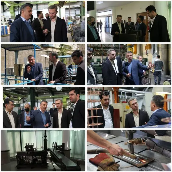 بازدید شهردار منطقه ۲۱ از بزرگترین مجتمع صنعتی تولید الکترود در ایران
