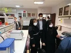 بازدید مدیر کل دفتر پایش فراگیر سازمان حفاظت محیط زیست کشور و هیئت همراه از آزمایشگاه محیط زیست پتروشیمی منطقه پارس
