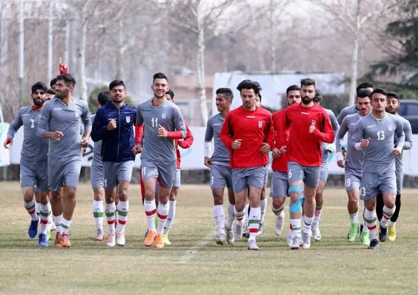 برگزاری تمرین تیم امید با حضور ملی پوشان سایپا و استقلال