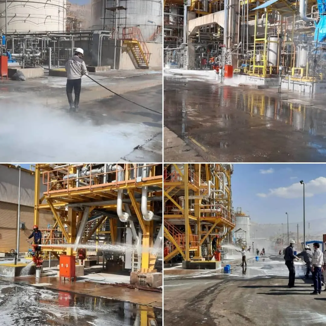 آتش‌سوزی حوضچه ضایعات واحد الفین پتروشیمی ایلام به صورت کامل اطفاء شد

