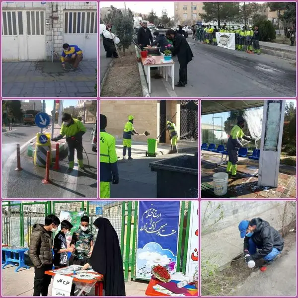 محله آرایی و خانه تکانی نوروزی در محله های منطقه۲۱ با جدیت دنبال می شود